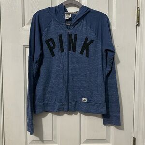 PINK full zip hoodie jacket size medium